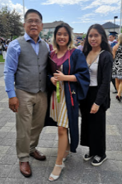 Vin's All Saints High graduation with Ate
